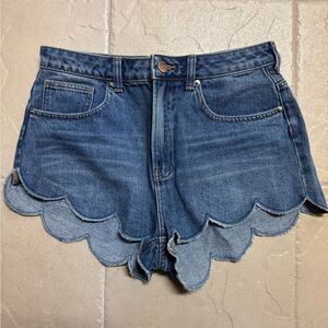 H and M Blue Jean Shorts size 8